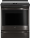 PSS93BPTS GE Profile 30 Inch Smart Convection Range - 5.3 cu. ft., Black Stainless Steel