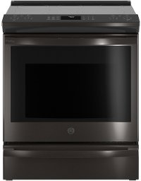 PSS93BPTS GE Profile 30 Inch Smart Convection Range - 5.3 cu. ft., Black Stainless Steel