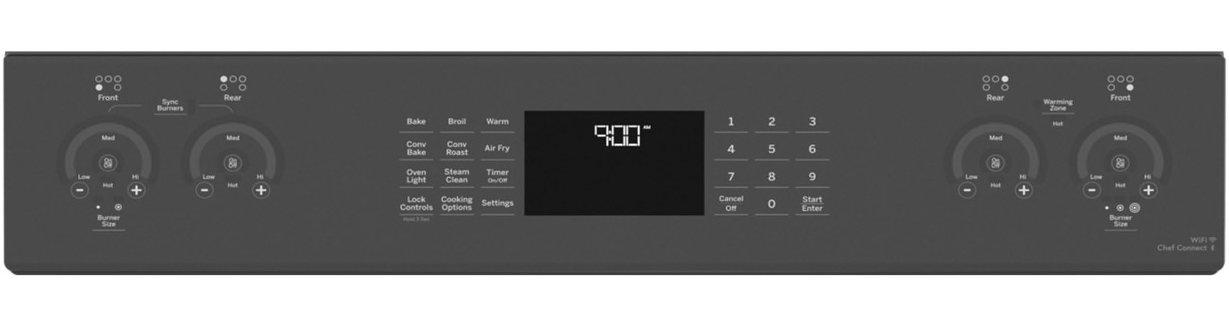 PSS93BPTS GE Profile 30 Inch Smart Convection Range - 5.3 cu. ft., Black Stainless Steel-3
