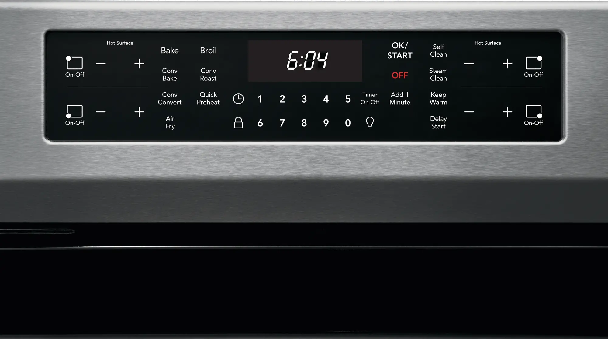 GCRI3058AF Frigidaire Gallery 30 Inch Induction Range with Convection and Air Fry - 5.4 cu. ft., Stainless Steel-2
