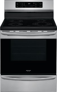 GCRI3058AF Frigidaire Gallery 30 Inch Induction Range with Convection and Air Fry - 5.7 cu. ft., Stainless Steel
