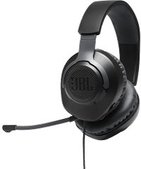 JBLQUANTUM100BLKAM JBL Quantum 100 Wired Over-Ear Gaming Headset - Black