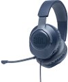 JBLQUANTUM100BLUAM JBL Quantum 100 Wired Over-Ear Gaming Headset - Blue