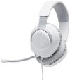 JBLQUANTUM100WHTAM JBL Quantum 100 Wired Over-Ear Gaming Headset - White