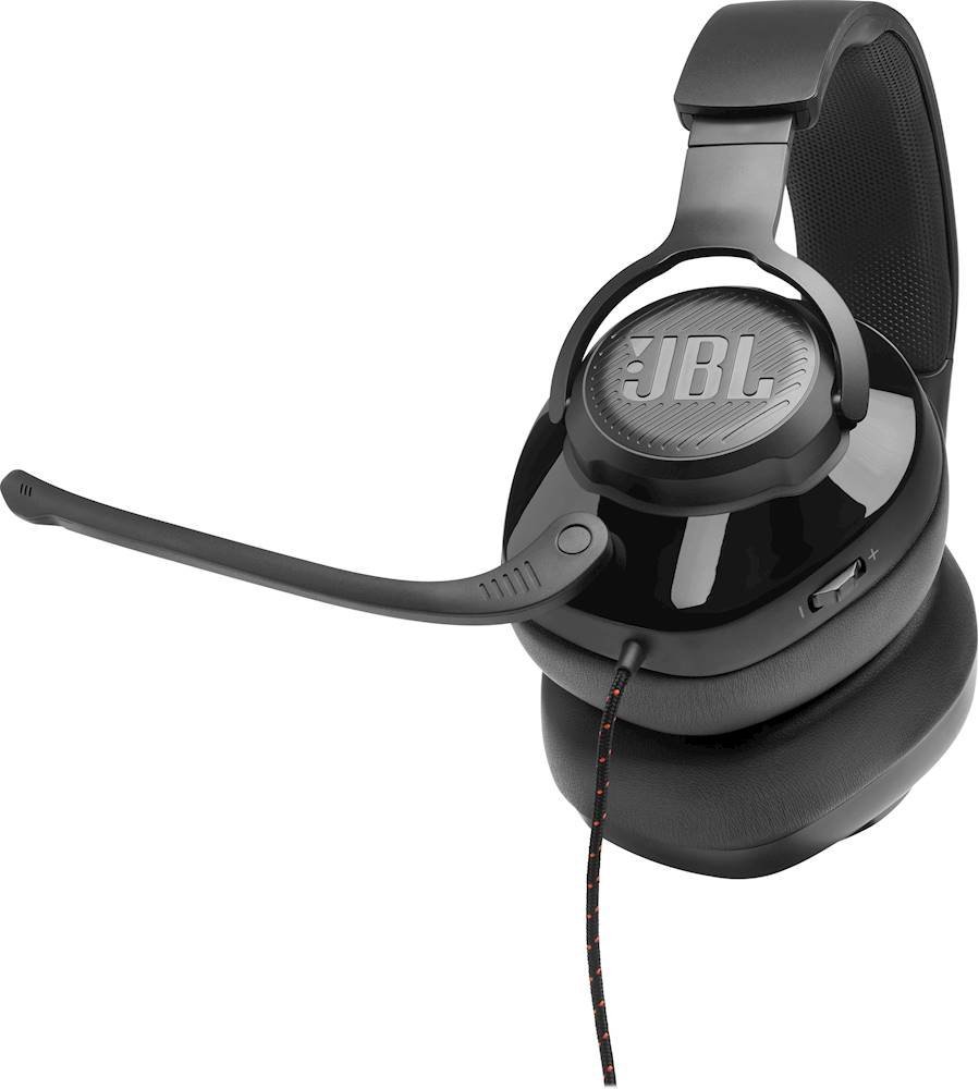 JBLQUANTUM300BLKAM JBL Quantum 300 Wired Over-Ear Gaming Headset - Black-7