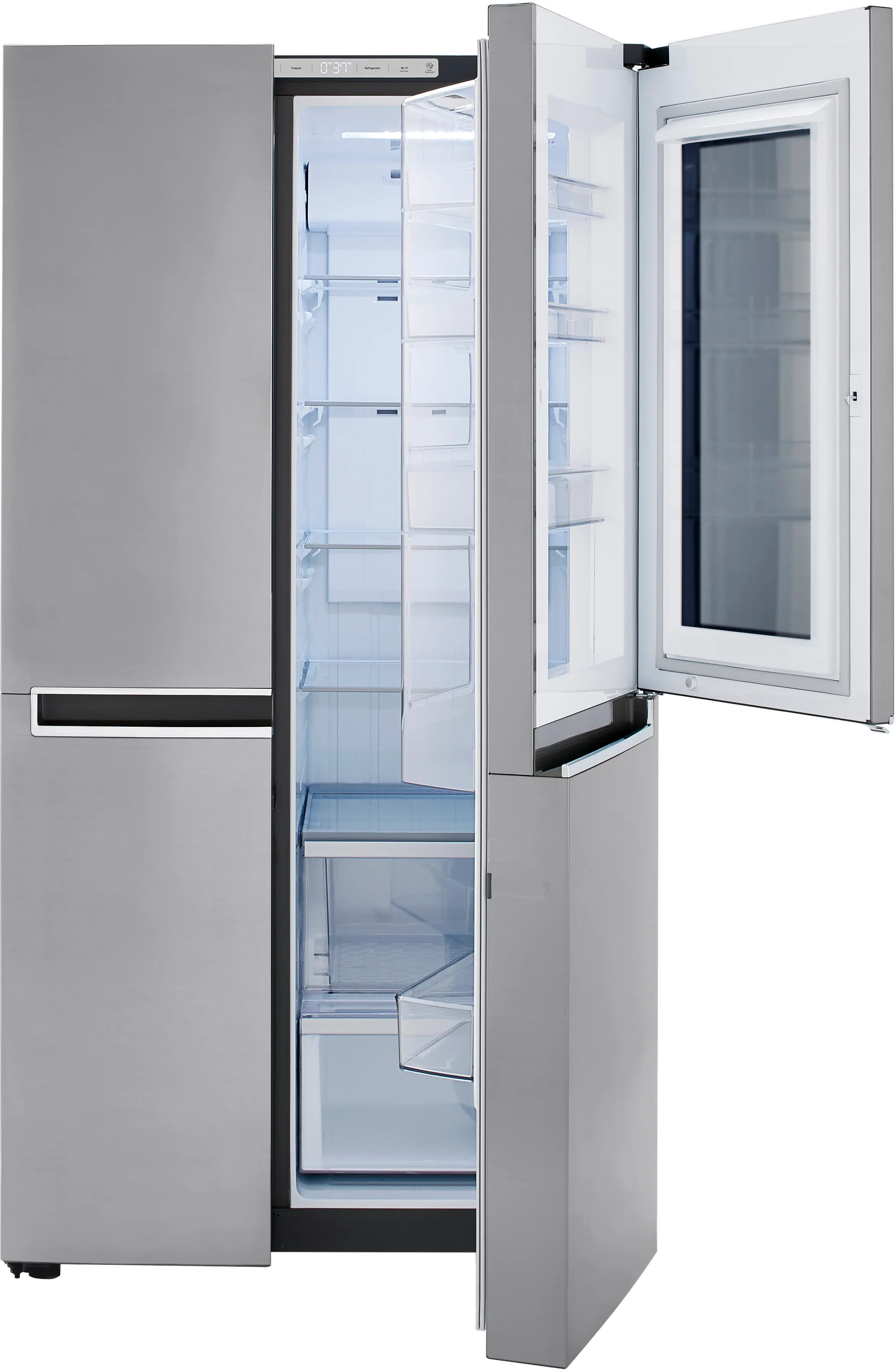 LRSES2706V LG 26.8 cu ft Side by Side Refrigerator - Stainless Steel-7