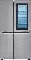 LRSES2706V LG 36 Inch Side by Side Refrigerator with InstaView- 26.8 cu. ft., Platinum Silver