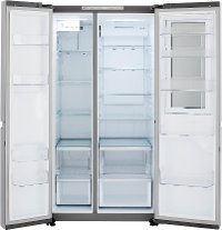 LRSES2706V LG 36 Inch Side by Side Refrigerator with InstaView- 26.8 cu. ft., Platinum Silver-3