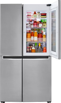 LRSES2706V LG 36 Inch Side by Side Refrigerator with InstaView- 26.8 cu. ft., Platinum Silver-5