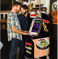 ARCADE1UP Frogger Arcade with Stool/Riser/Marquee-3