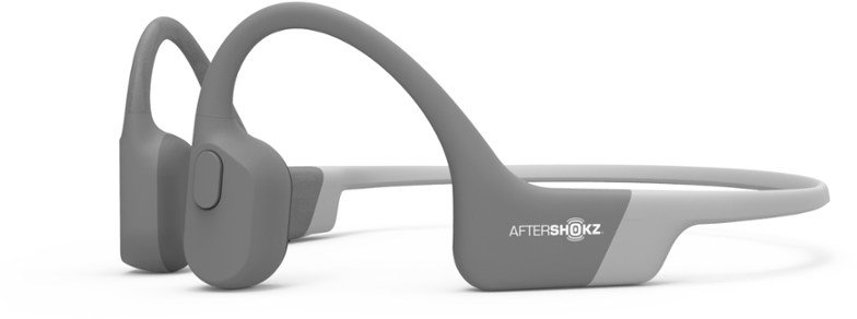 AS800LG Aftershokz Aeropex Bone Conducting Headphones - Gray-1