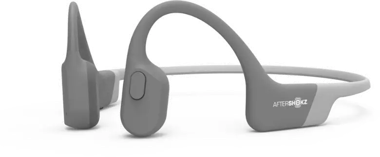 AS800LG Aftershokz Aeropex Bone Conducting Headphones - Gray-2