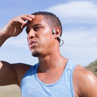 AS800LG Aftershokz Aeropex Bone Conducting Headphones - Gray-4
