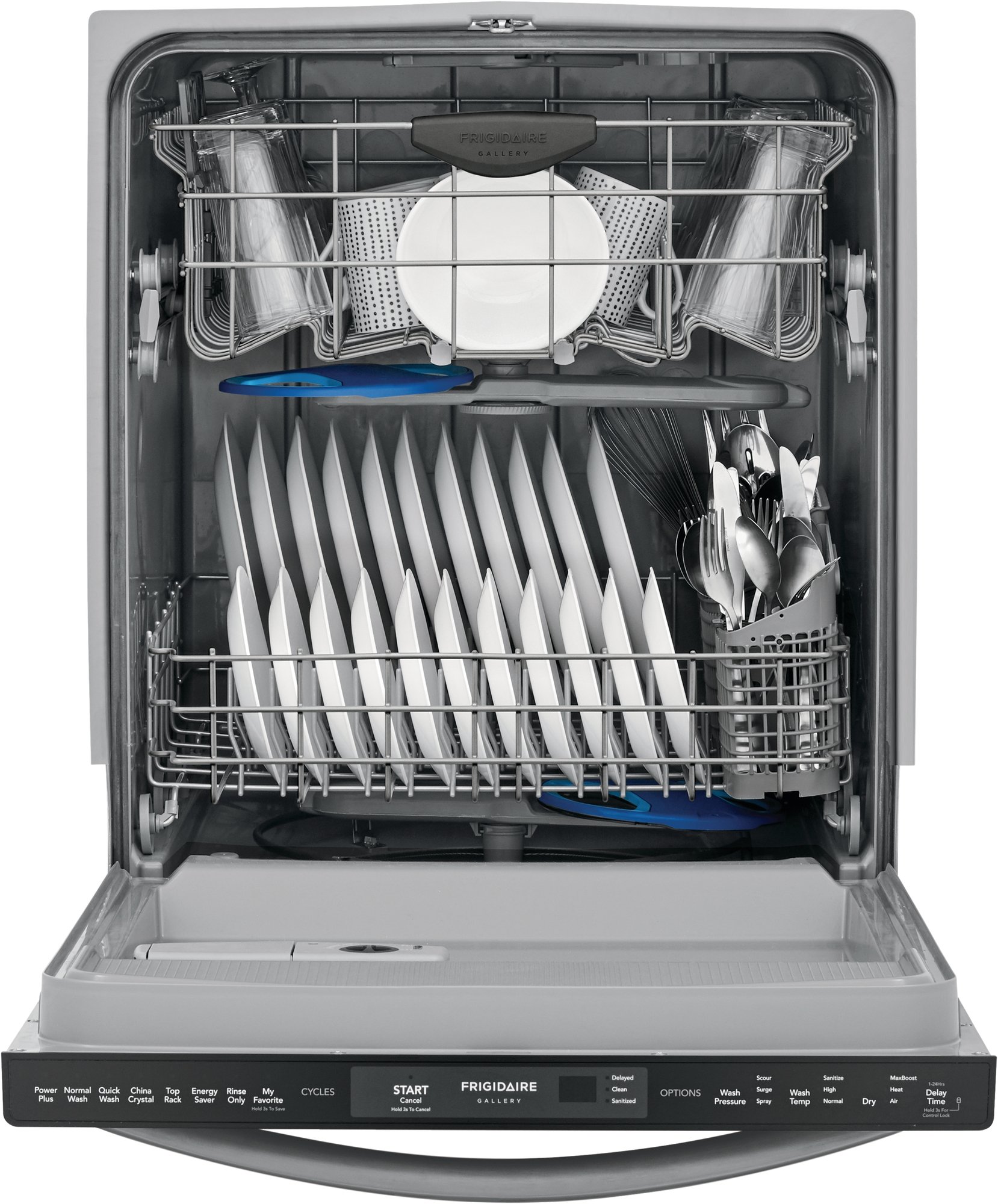 FGID2468UD Frigidaire Gallery Dishwasher with Dual OrbitClean and Bar Handle - Black Stainless Steel-3