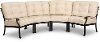Taupe 4 Piece Patio Sectional - Montreal