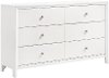 Contemporary White Dresser - Grant