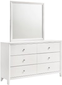 Contemporary White Dresser - Grant-3