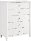 Clearance Grant White Chest of Drawers