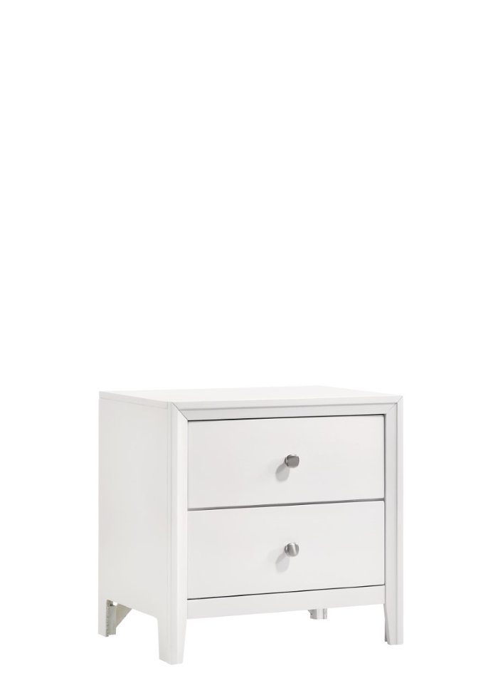 Grant Contemporary White Nightstand