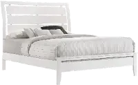 Grant White King Size Bed