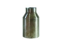 Magnolia Home Furniture 9 Inch Pewter Dark Gray Metal Vase