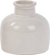 Magnolia Home Furniture 4 Inch Ivory Ceramic Vase
