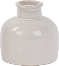 Magnolia Home Furniture 4 Inch Ivory Ceramic Vase