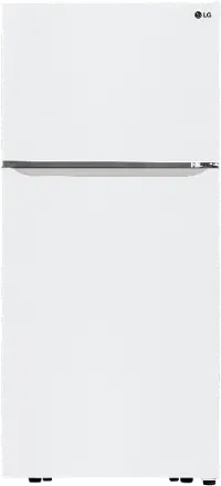 LTCS20020W LG 20.2 cu ft Top Freezer Refrigerator - 30 W White