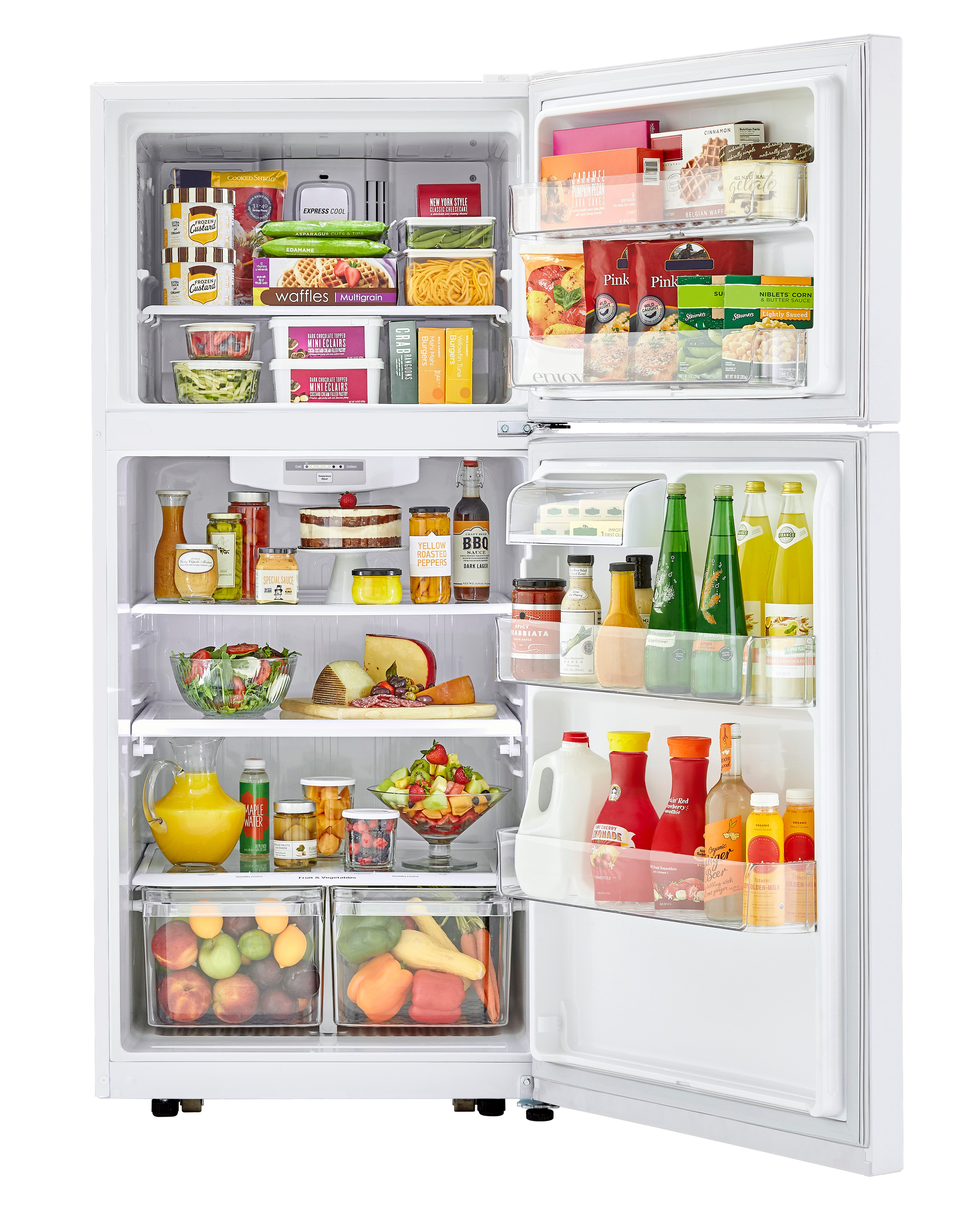 LTCS20020W LG 20.2 cu ft Top Freezer Refrigerator - 30 W White-2