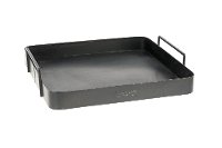 Magnolia Home Furniture Pale Black Metal Square Tray with Handles