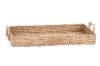 Magnolia Home Furniture Rattan Tray with Bamboo Handle
