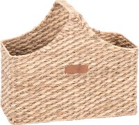 Magnolia Home Furniture Seagrass and Water Hyacinth Basket with Handle