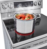 LREL6325F LG 30 Inch Smart Electric Oven Range with InstaView Window - 6.3 cu. ft., Stainless Steel-7