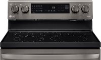 LREL6325D LG 30 Inch Smart Electric Oven Range with InstaView Window - 6.3 cu. ft., Black Stainless Steel-2