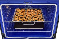 LREL6325D LG 30 Inch Smart Electric Oven Range with InstaView Window - 6.3 cu. ft., Black Stainless Steel-3
