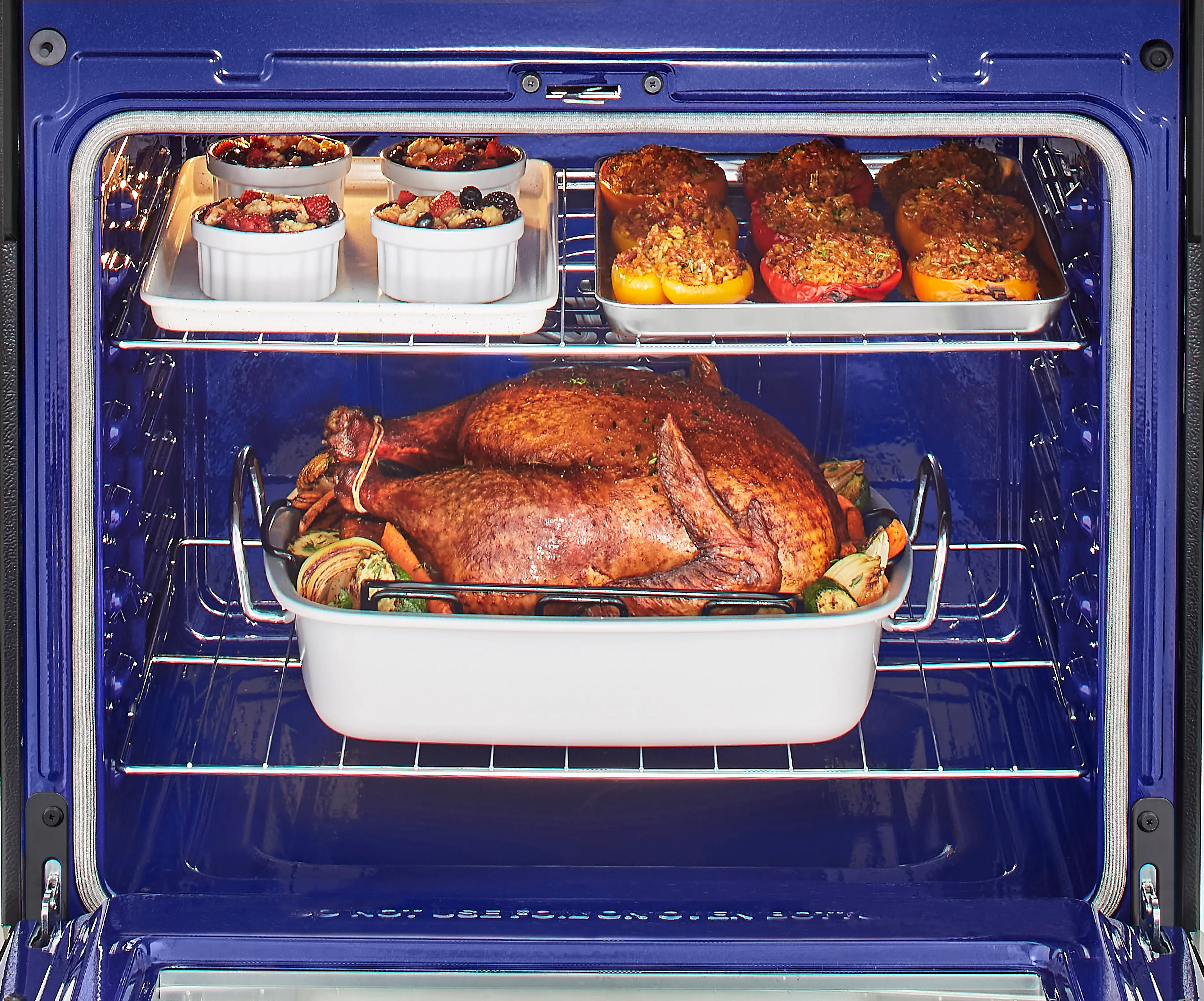 LREL6325D LG 30 Inch Smart Electric Oven Range with InstaView Window - 6.3 cu. ft., Black Stainless Steel-8