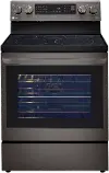 LREL6325D LG 6.3 cu ft Electric Range with InstaView - Black Stainless Steel