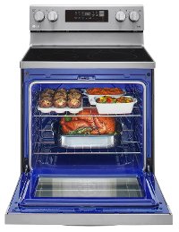 LREL6323S LG 30 Inch Electric Smart Convection Range with Air Fry - 6.3 cu. ft., Stainless Steel-6