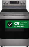 LREL6323D LG 30 Inch Electric Smart Convection Range with Air Fry - 6.3 cu. ft., Black Stainless Steel