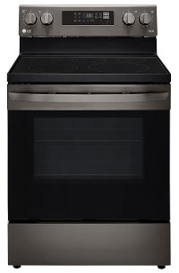 LREL6323D LG 30 Inch Electric Smart Convection Range with Air Fry - 6.3 cu. ft., Black Stainless Steel-4