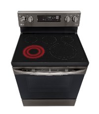 LREL6323D LG 30 Inch Electric Smart Convection Range with Air Fry - 6.3 cu. ft., Black Stainless Steel-8
