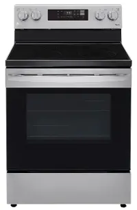 LREL6321S LG 30 Inch Electric Smart Range - 6.3 cu. ft., Stainless Steel