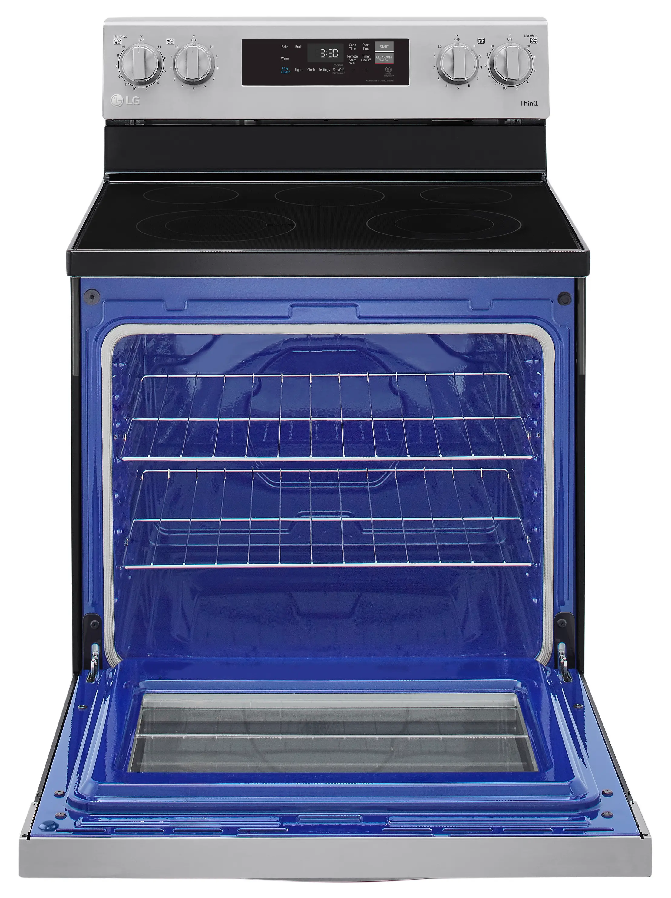 LREL6321S LG 30 Inch Electric Smart Range - 6.3 cu. ft., Stainless Steel-2