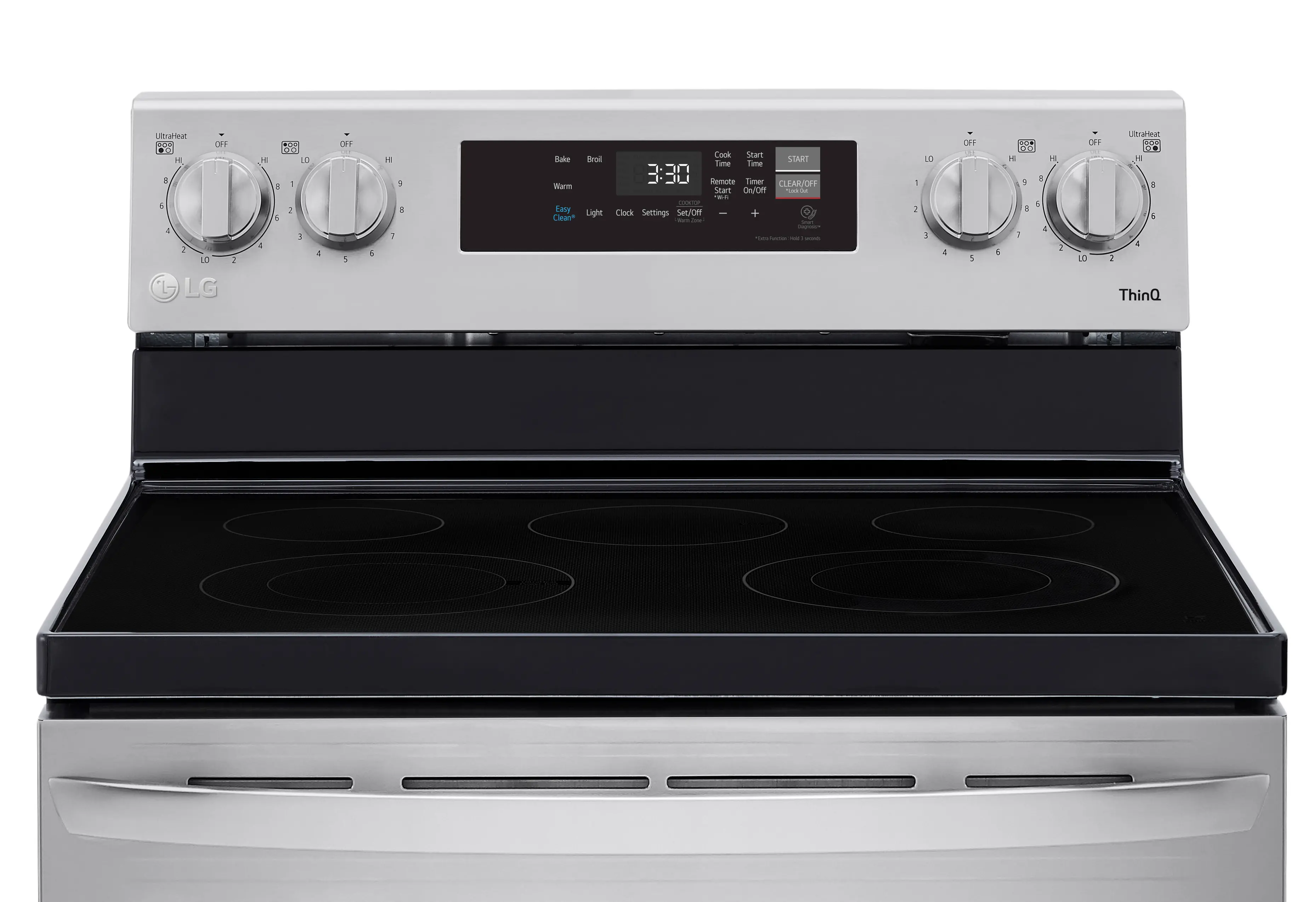 LREL6321S LG 30 Inch Electric Smart Range - 6.3 cu. ft., Stainless Steel-3