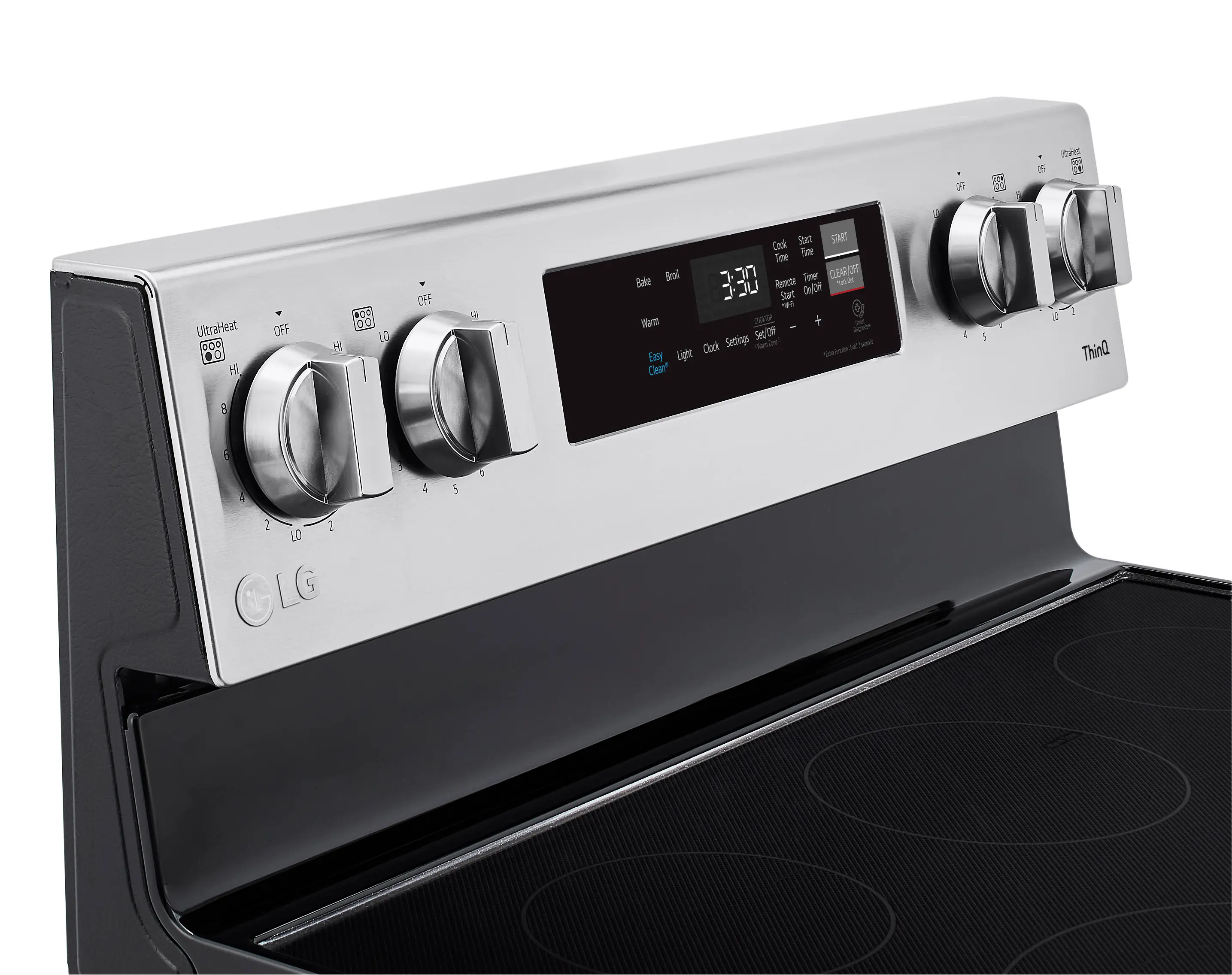 LREL6321S LG 30 Inch Electric Smart Range - 6.3 cu. ft., Stainless Steel-6