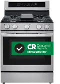LRGL5825F LG 5.8 cu ft Gas Range with InstaView - Stainless Steel