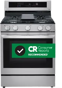 LRGL5825F LG Gas InstaView Range with Air Fry - Fingerprint Resistant Stainless Steel