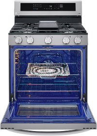 LRGL5825F LG Gas InstaView Range with Air Fry - Fingerprint Resistant Stainless Steel-4