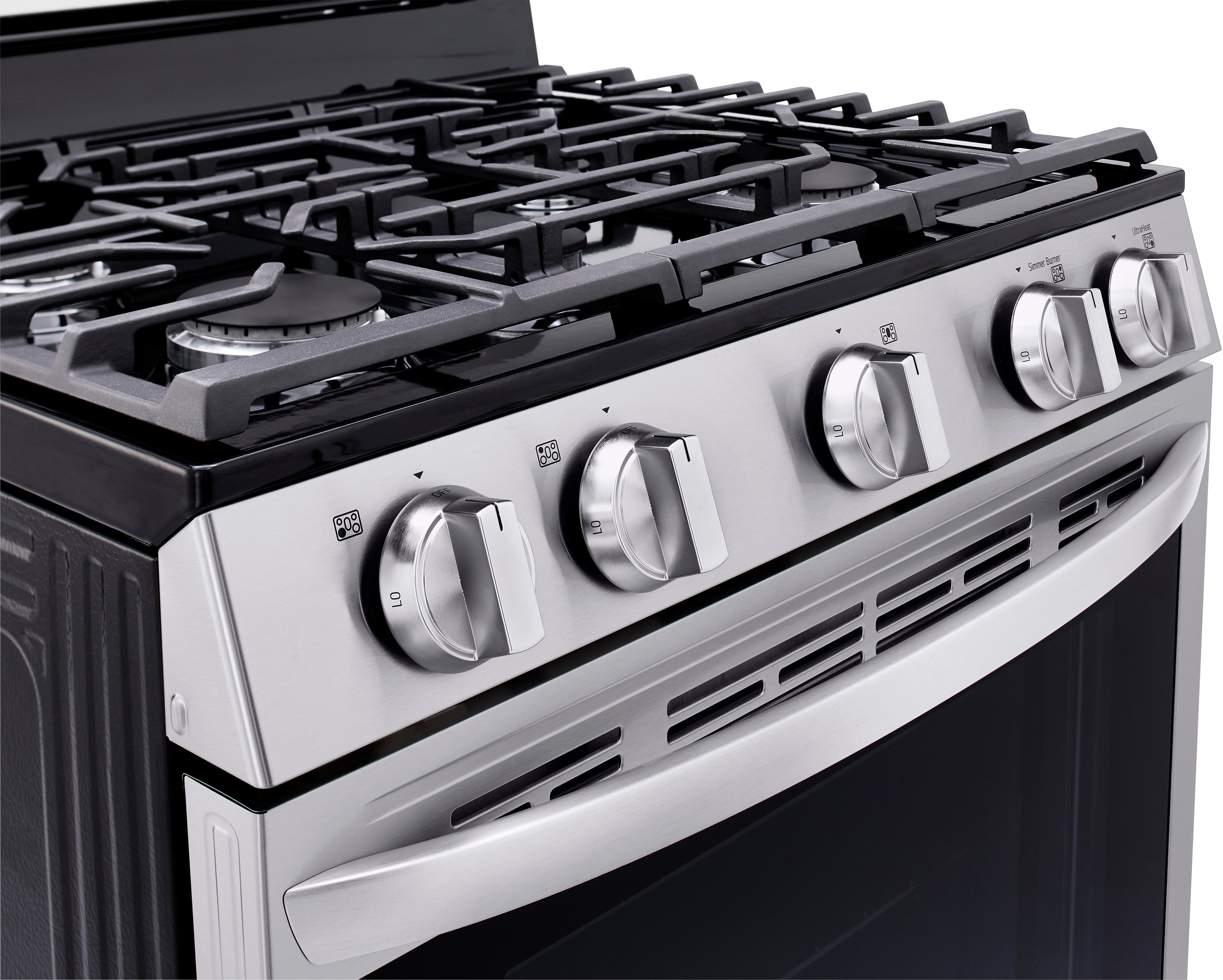 LRGL5825F LG Gas InstaView Range with Air Fry - Fingerprint Resistant Stainless Steel-7