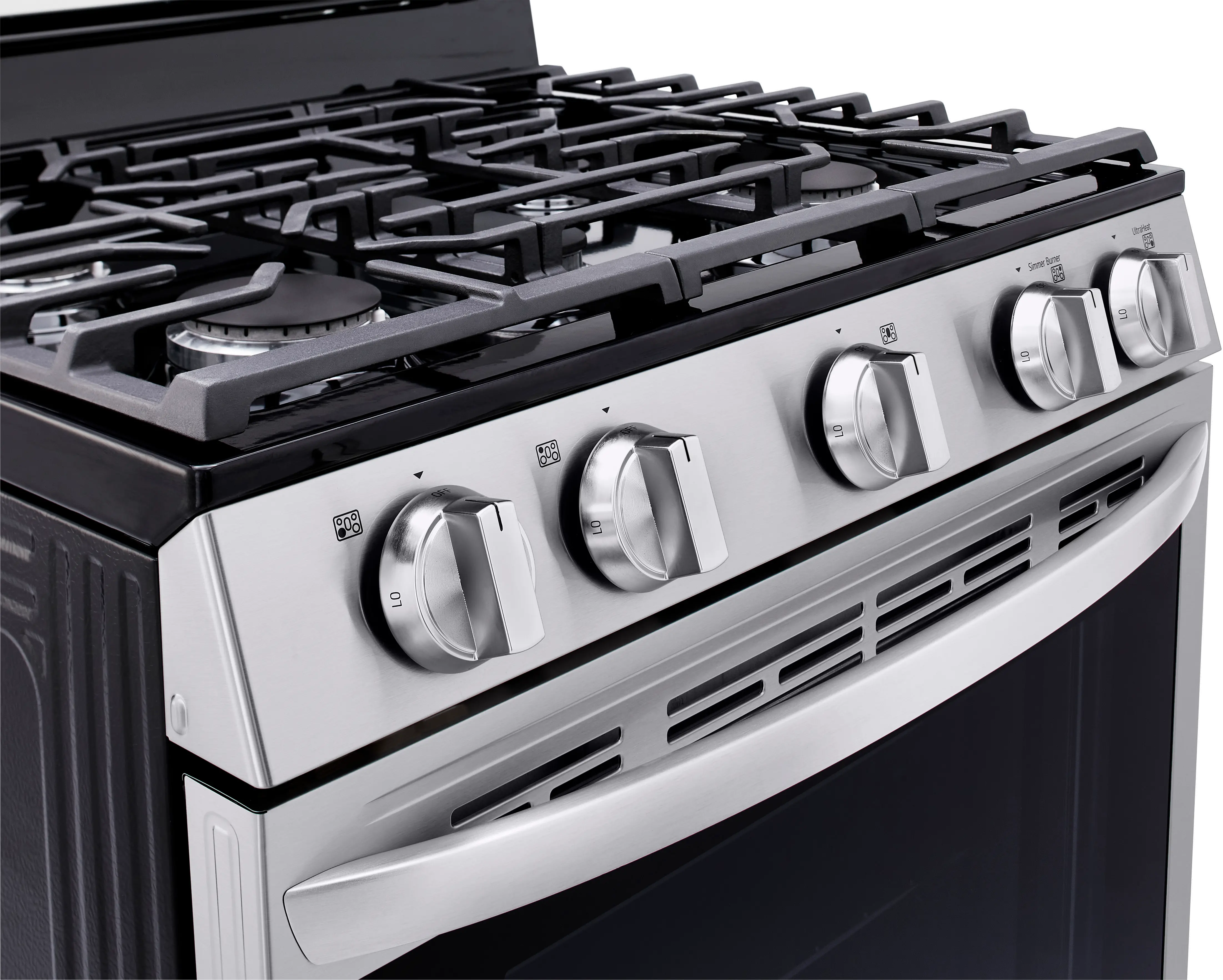 LRGL5825F LG Gas InstaView Range with Air Fry - Fingerprint Resistant Stainless Steel-7